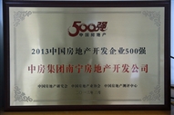 A4、2013中國(guó)房地產(chǎn)開(kāi)發(fā)企業(yè)500強(qiáng)